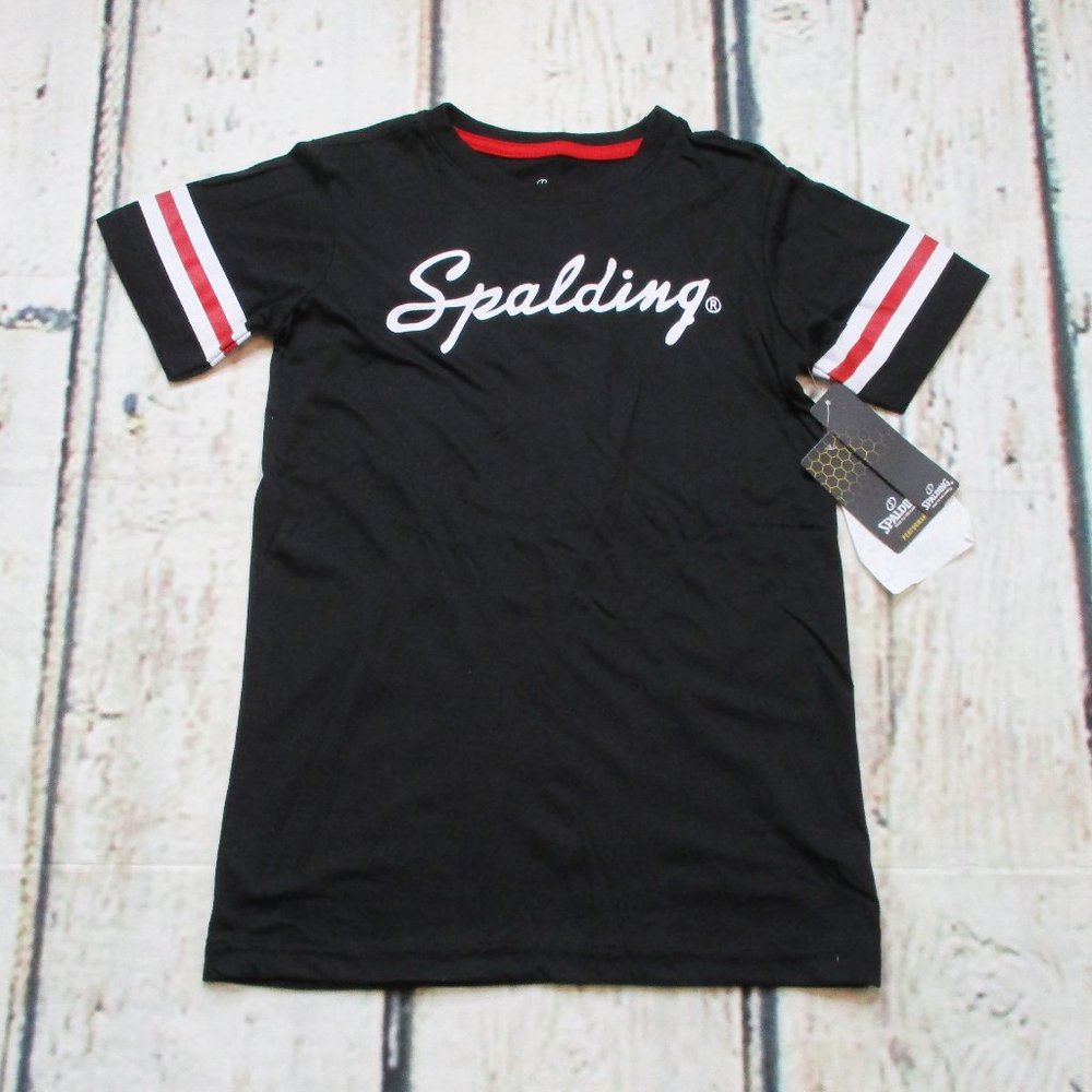 Spalding Performance Varsity Stripe T-Shirt